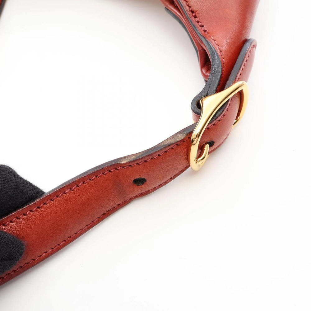 Hermes Trim 31 Shoulder Bag/Handbag, Leather, Toile H, Ivory/Burgundy, Women's. - Picture 8 of 15